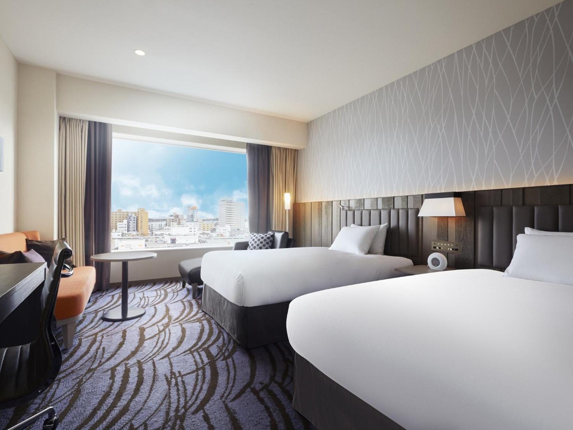 Ana Crowne Plaza Chitose By Ihg Hotell Exteriör bild Deluxe Twin