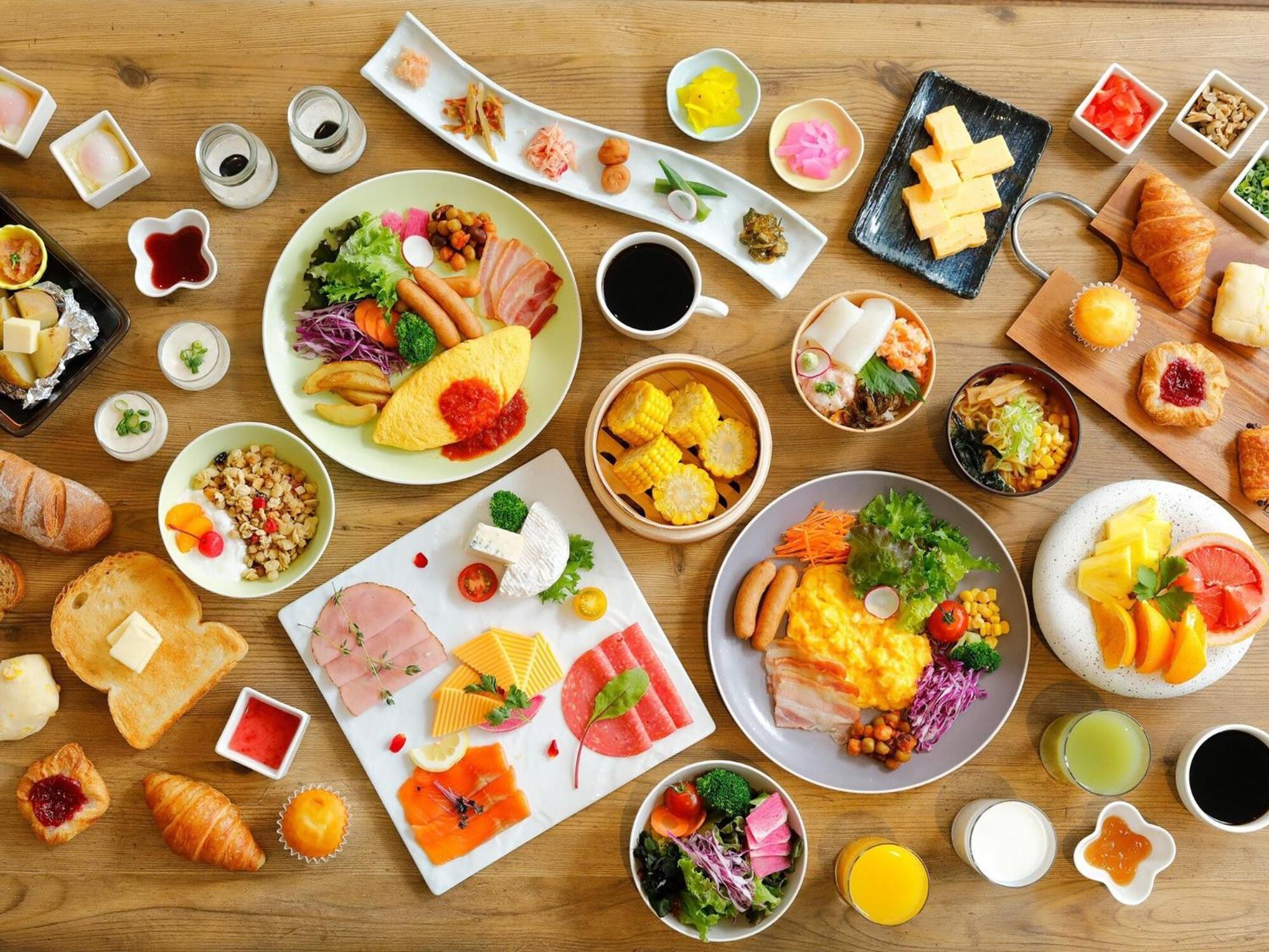 Ana Crowne Plaza Chitose By Ihg Hotell Exteriör bild A selection of Western cuisine